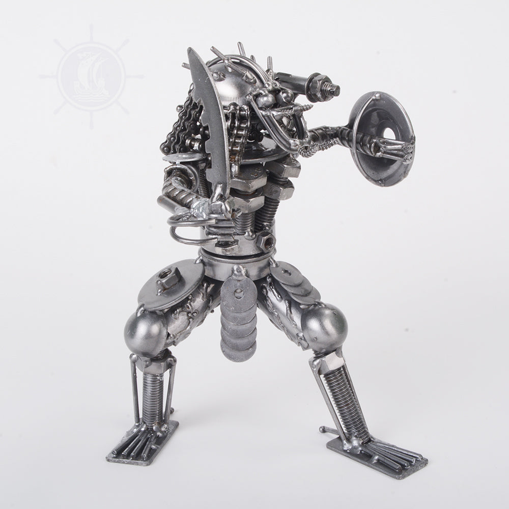 Metal Predator with Shield & Sword