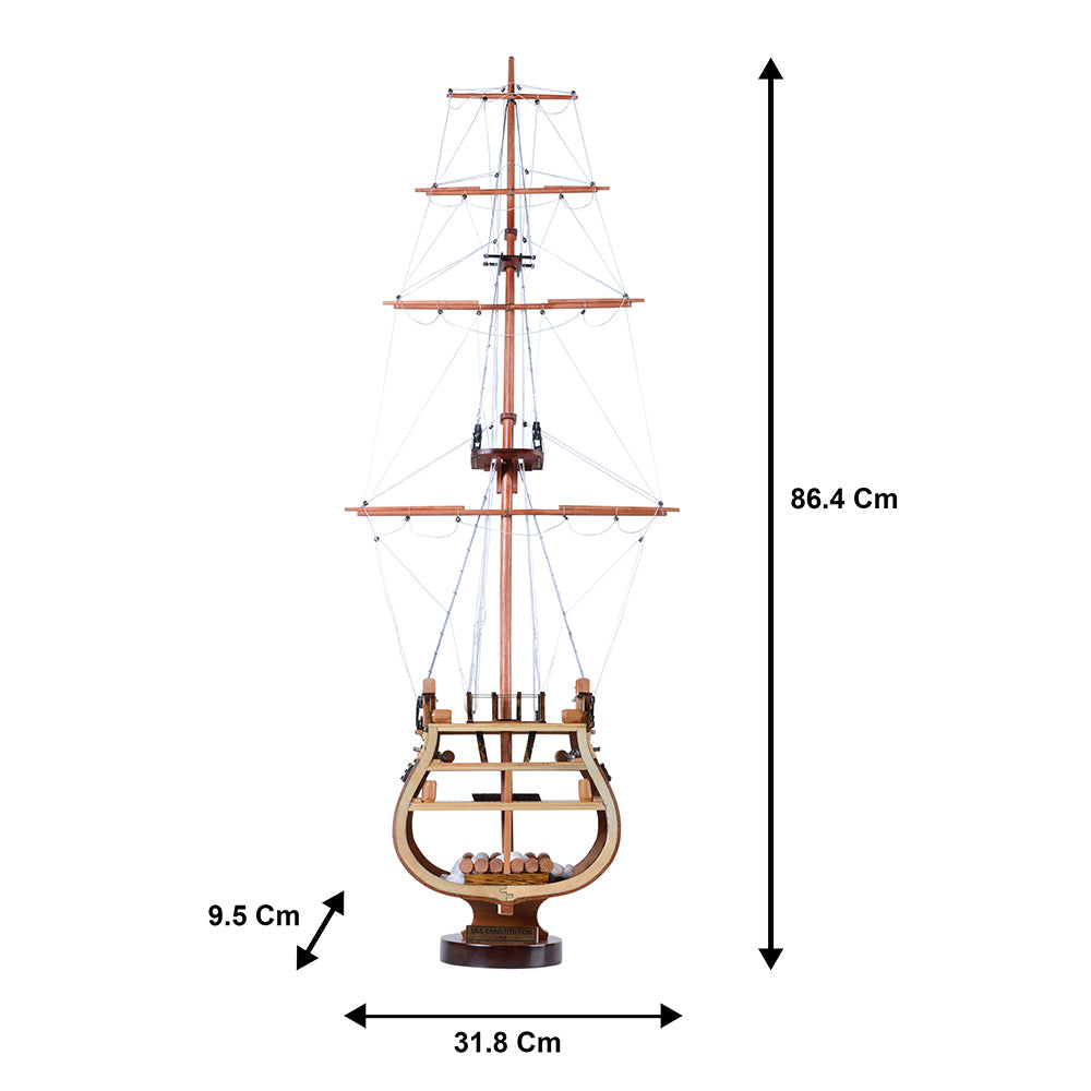 USS CONSTITUTION CROSS SECTION