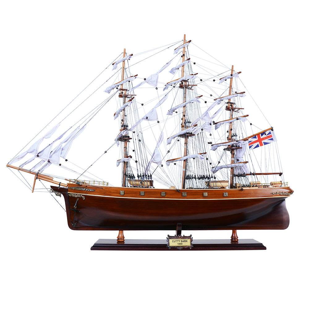 CUTTY SARK (BLACK WOOD) MODEL SHIP | High-quality | Fully