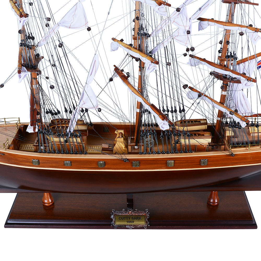 CUTTY SARK (BLACK WOOD) MODEL SHIP | High-quality | Fully Assembled Wooden Ship Models For Wholesale