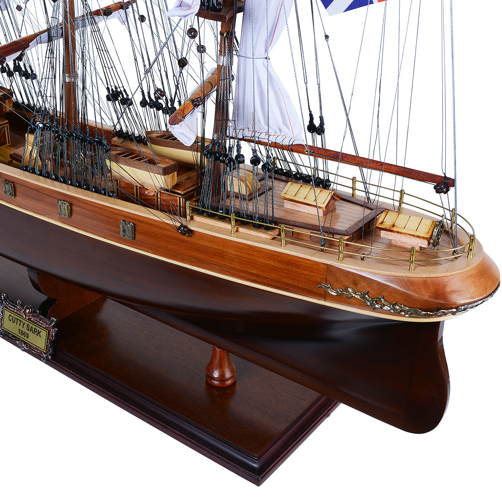 CUTTY SARK (BLACK WOOD) MODEL SHIP | High-quality | Fully Assembled Wooden Ship Models For Wholesale