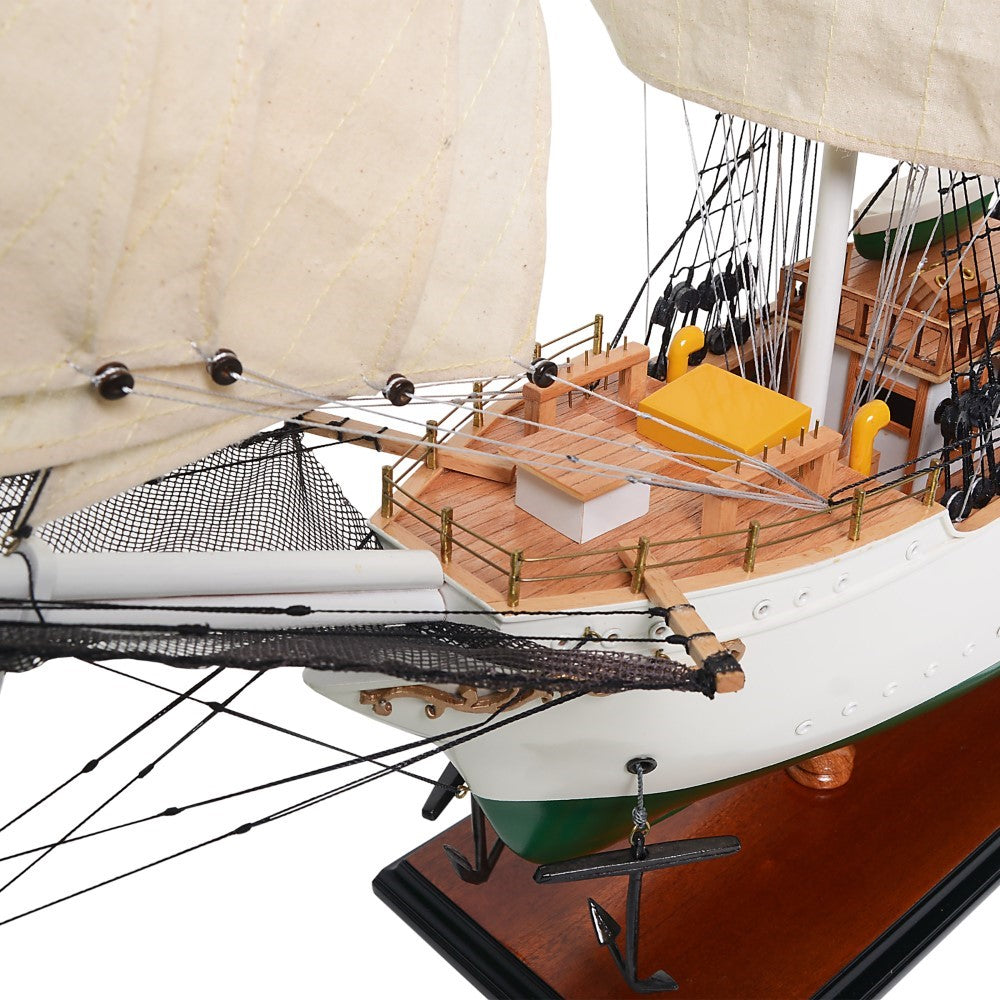 DANMARK PAINTED MODEL SHIP | High-quality | Fully Assembled Wooden Ship Models For Wholesale