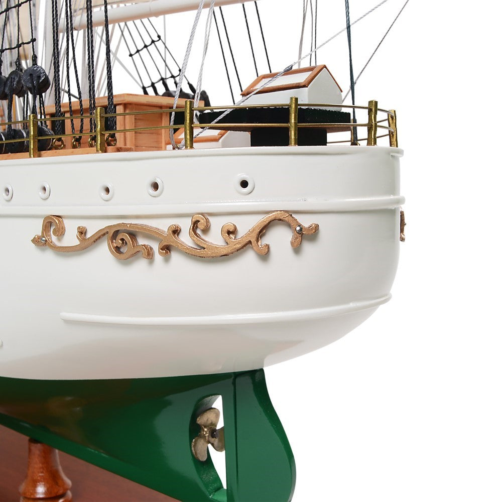 DANMARK PAINTED MODEL SHIP | High-quality | Fully Assembled Wooden Ship Models For Wholesale