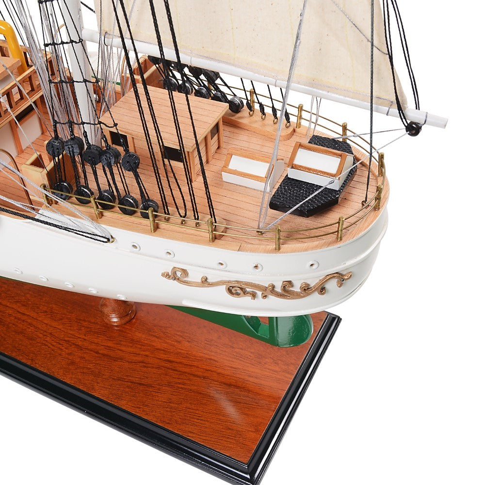 DANMARK PAINTED MODEL SHIP | High-quality | Fully Assembled Wooden Ship Models For Wholesale