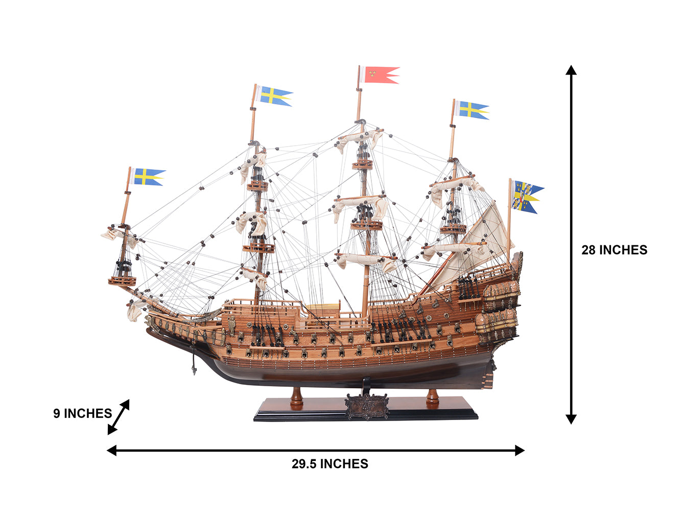 WASA MODEL SHIP L60 | High-quality | Fully Assembled Wooden Ship Models For Wholesale