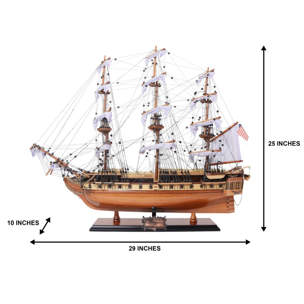 USS CONSTITUTION MODEL SHIP MEDIUM | High-quality | Fully Assembled Wooden Ship Models For Wholesale