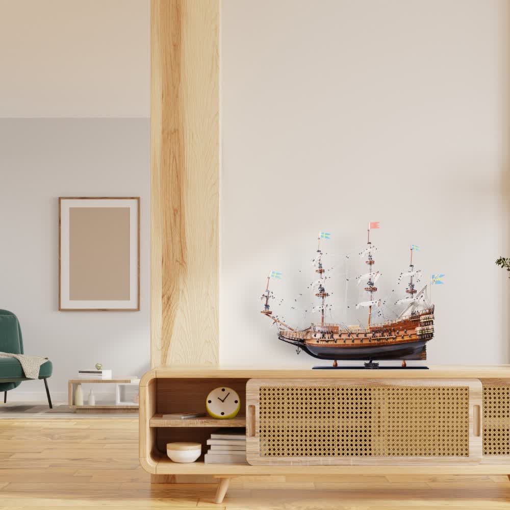 WASA MODEL SHIP L80 | High-quality | Fully Assembled Wooden Ship Models For Wholesale