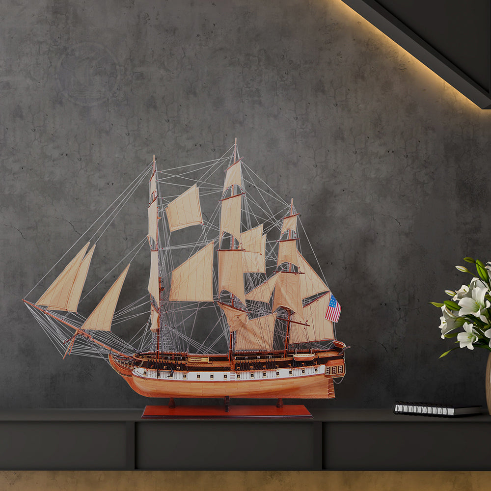 USS CONSTITUTION XL MODEL SHIP | High-quality | Fully Assembled Wooden Ship Models For Wholesale