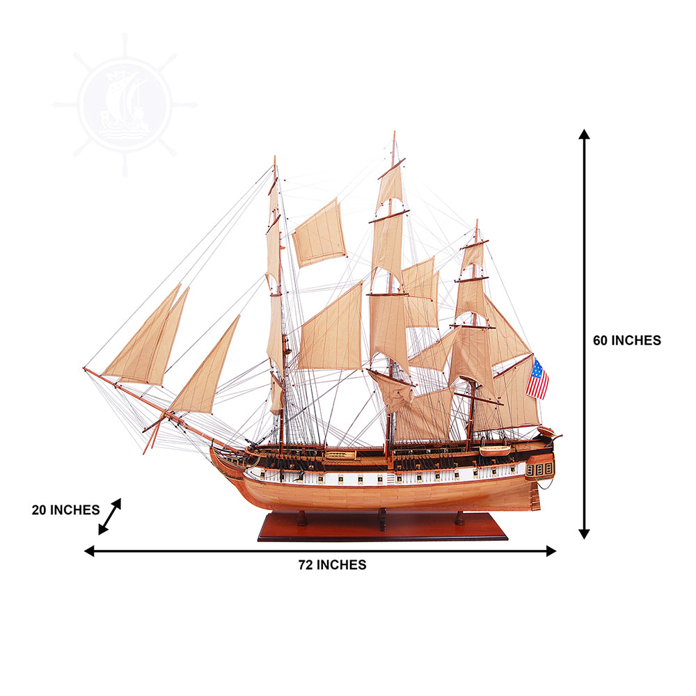 USS CONSTITUTION XL MODEL SHIP | High-quality | Fully Assembled Wooden Ship Models For Wholesale