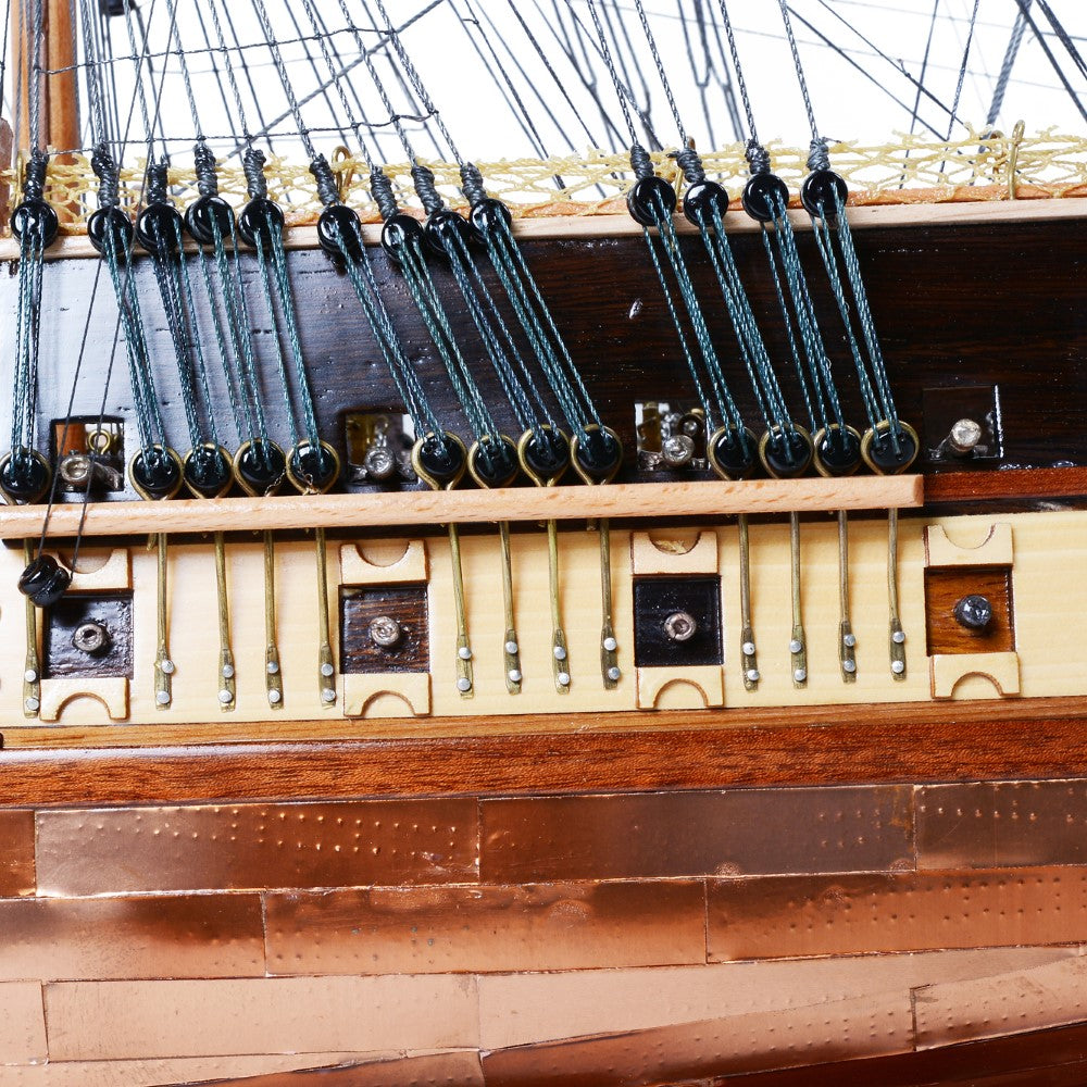 Exclusive 34-inch USS Constitution Wooden Model Ship - High-Quality