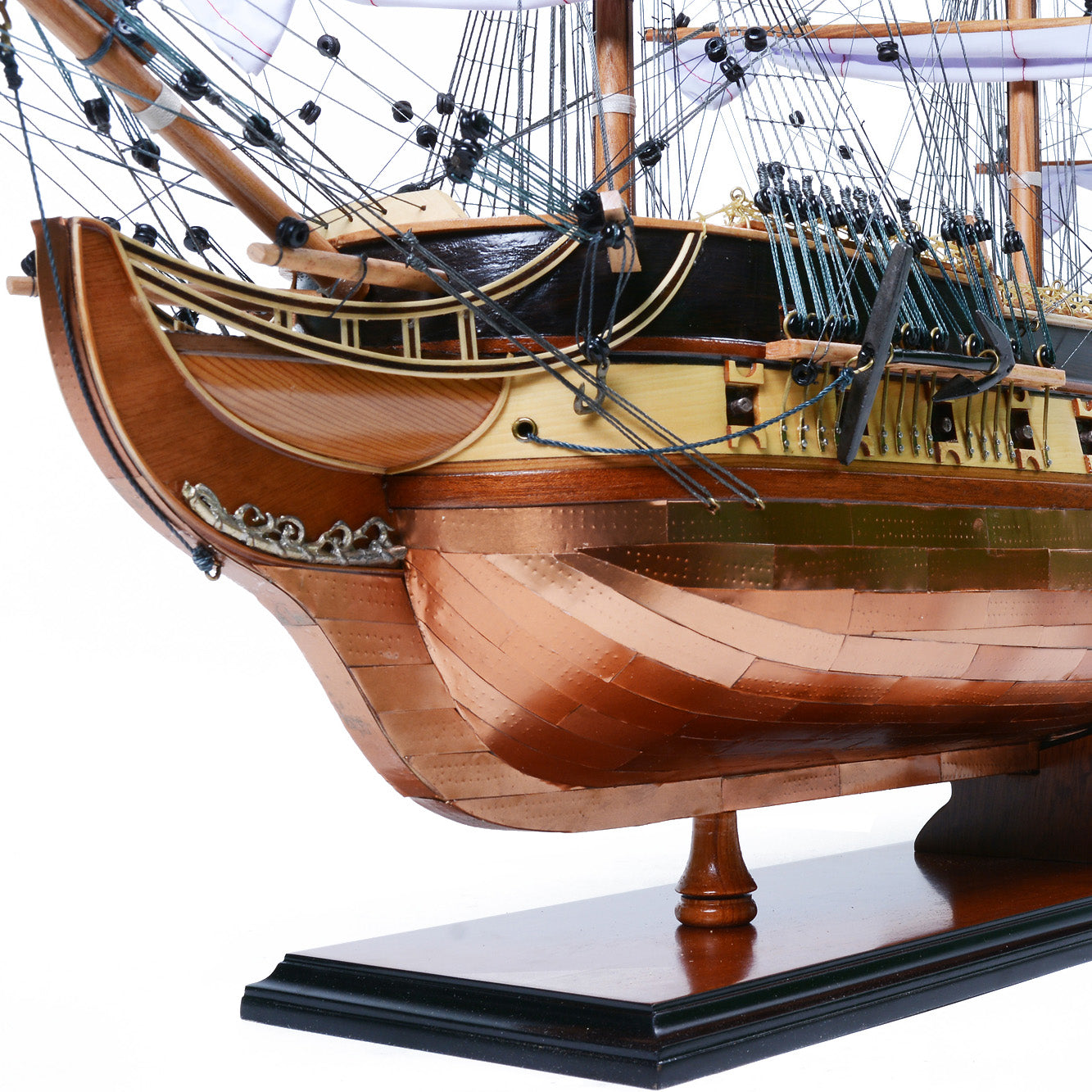 Exclusive 34-inch USS Constitution Wooden Model Ship - High-Quality