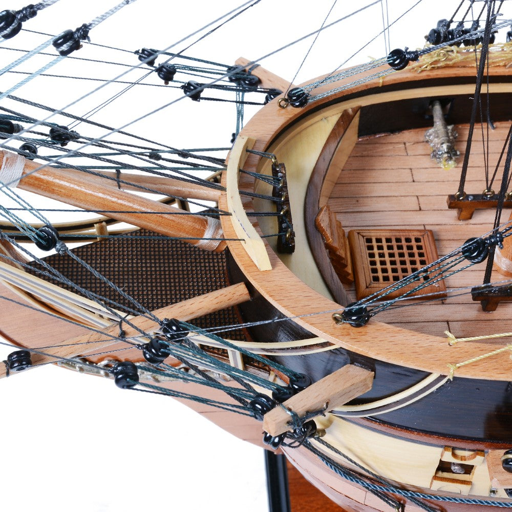 Exclusive 34-inch USS Constitution Wooden Model Ship - High-Quality