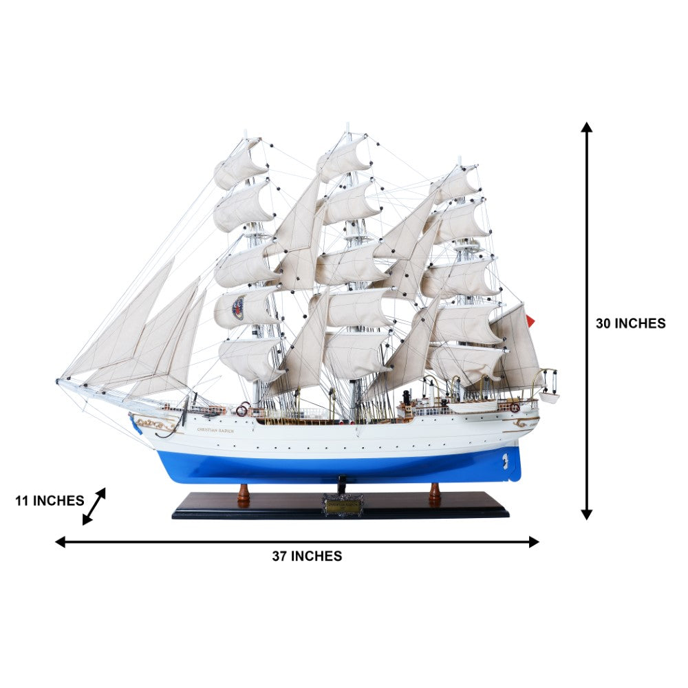 CHRISTIAN RADICH MODEL SHIP | High-quality | Fully Assembled Wooden Ship Models For Wholesale