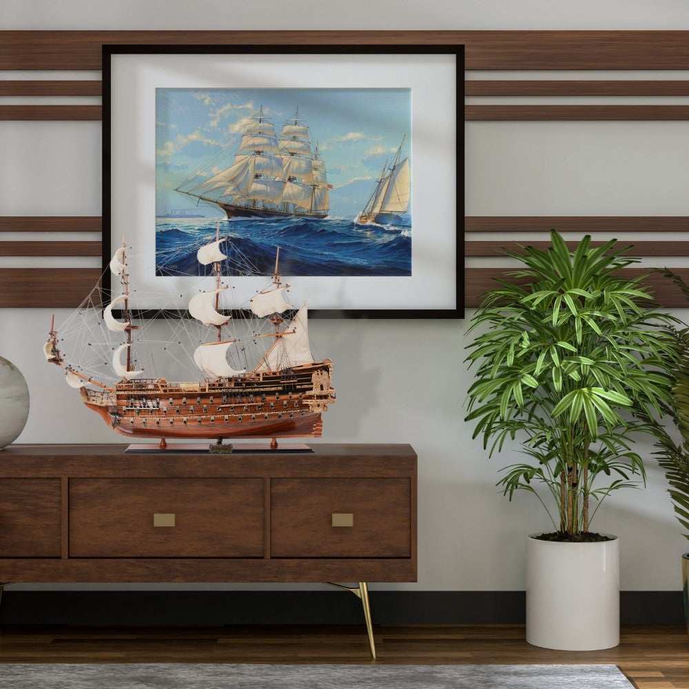SAINT ESPIRIT MODEL SHIP | High-quality | Fully Assembled Wooden Ship Models For Wholesale
