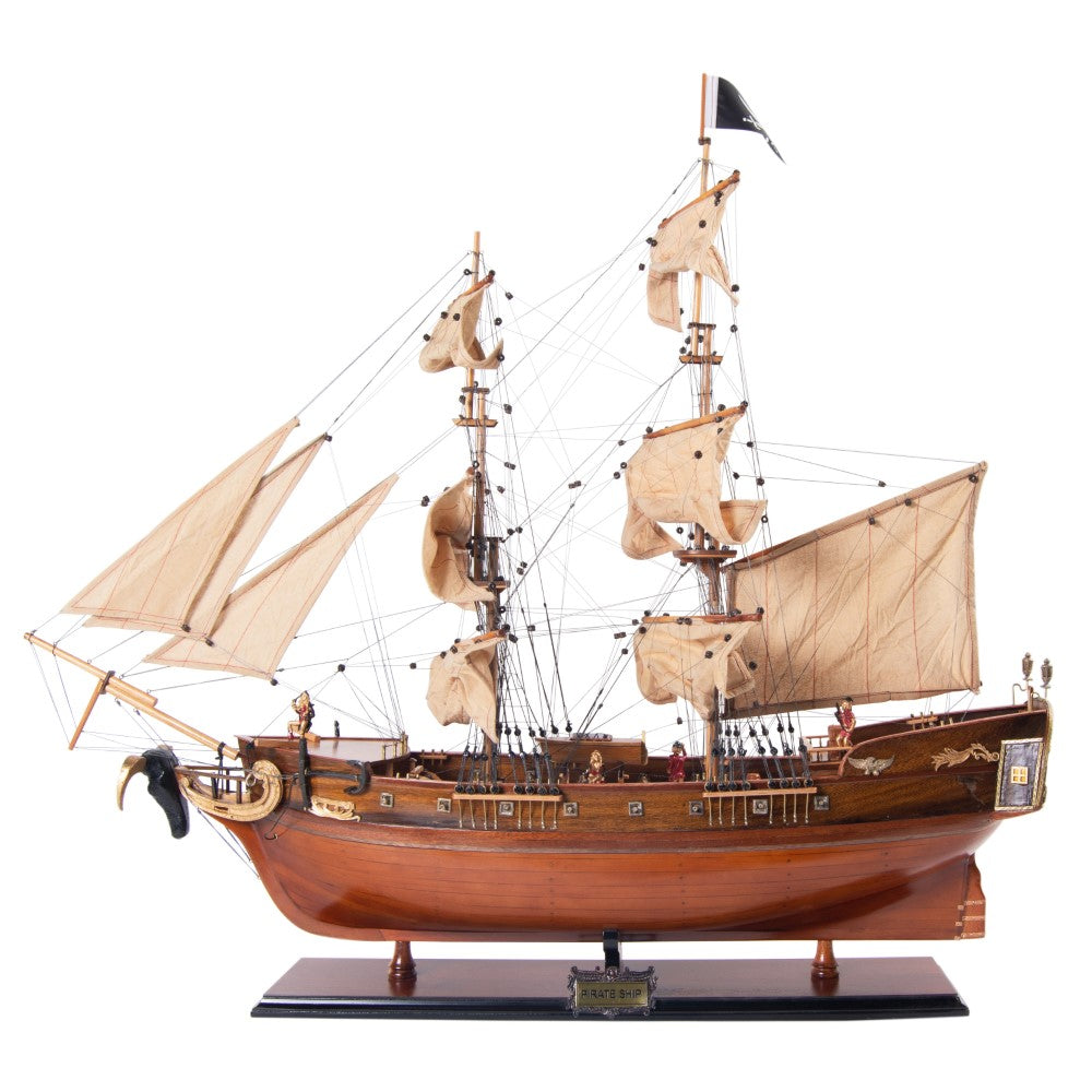 PIRATE SHIP MODEL SHIP EXCLUSIVE EDITION | High-quality | Fully Assembled Wooden Ship Models For Wholesale