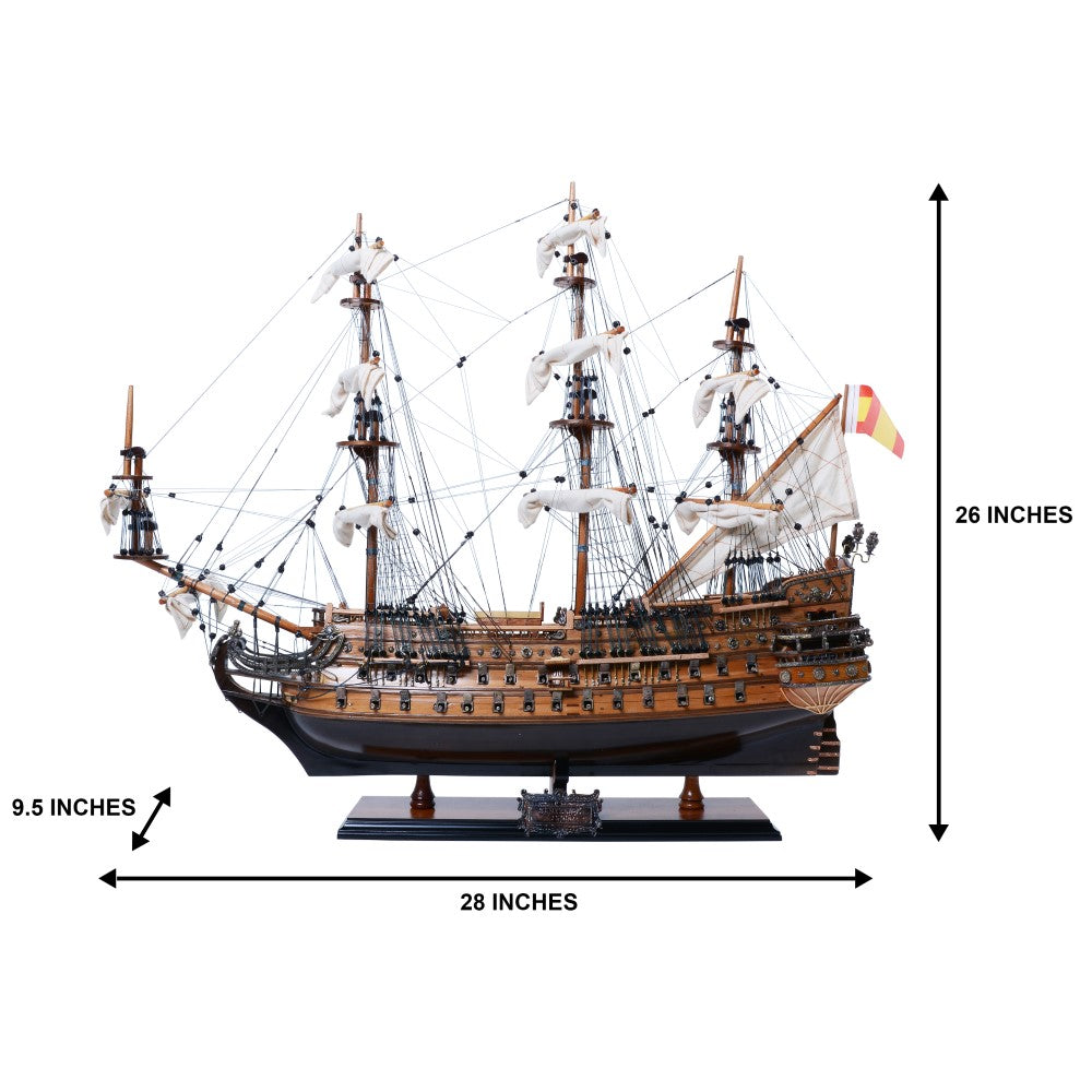 SAN FELIPE MODEL SHIP L60 | High-quality | Fully Assembled Wooden Ship Models For Wholesale