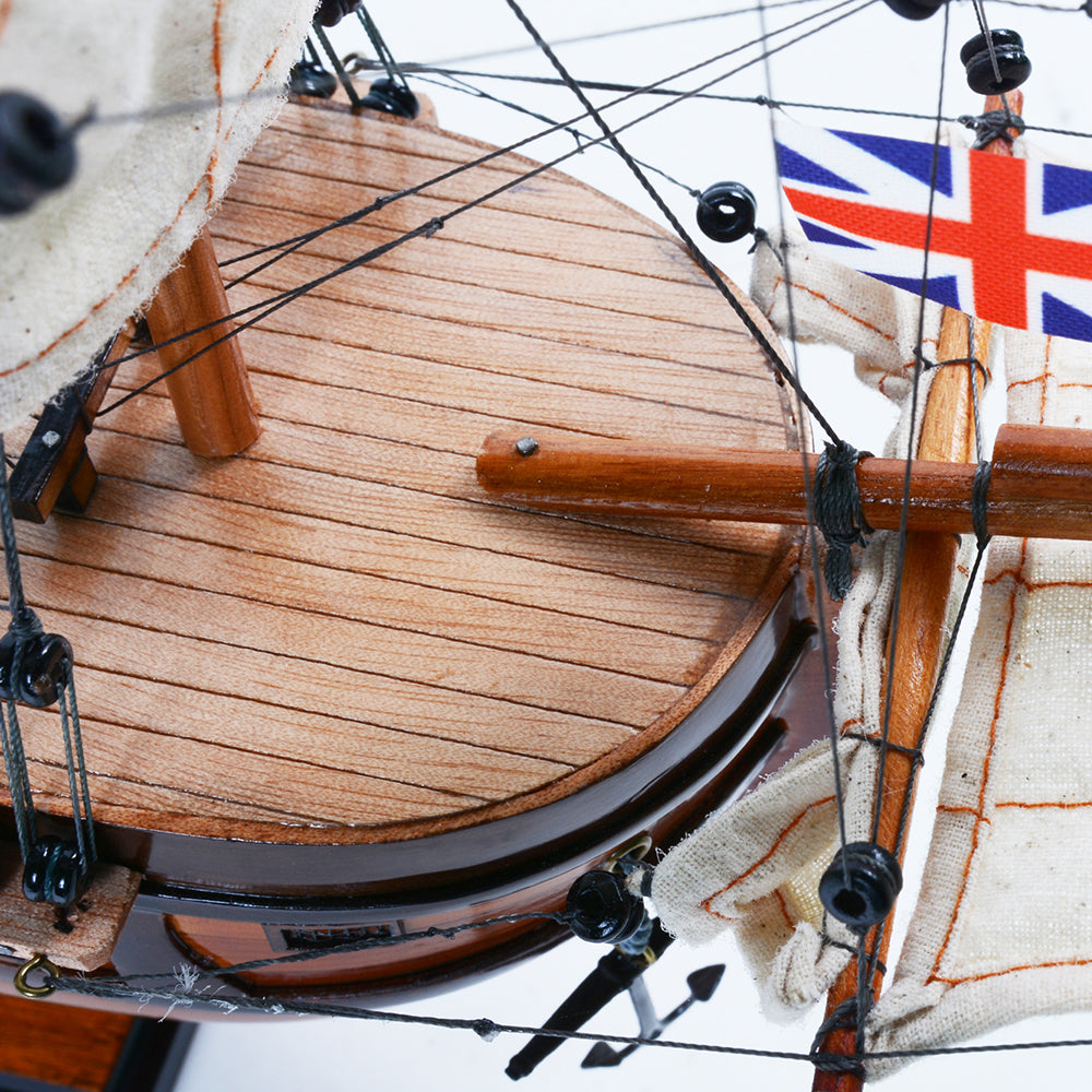 HMS ENDEAVOUR MODEL SHIP SMALL | High-quality | Fully Assembled Wooden Ship Models For Wholesale