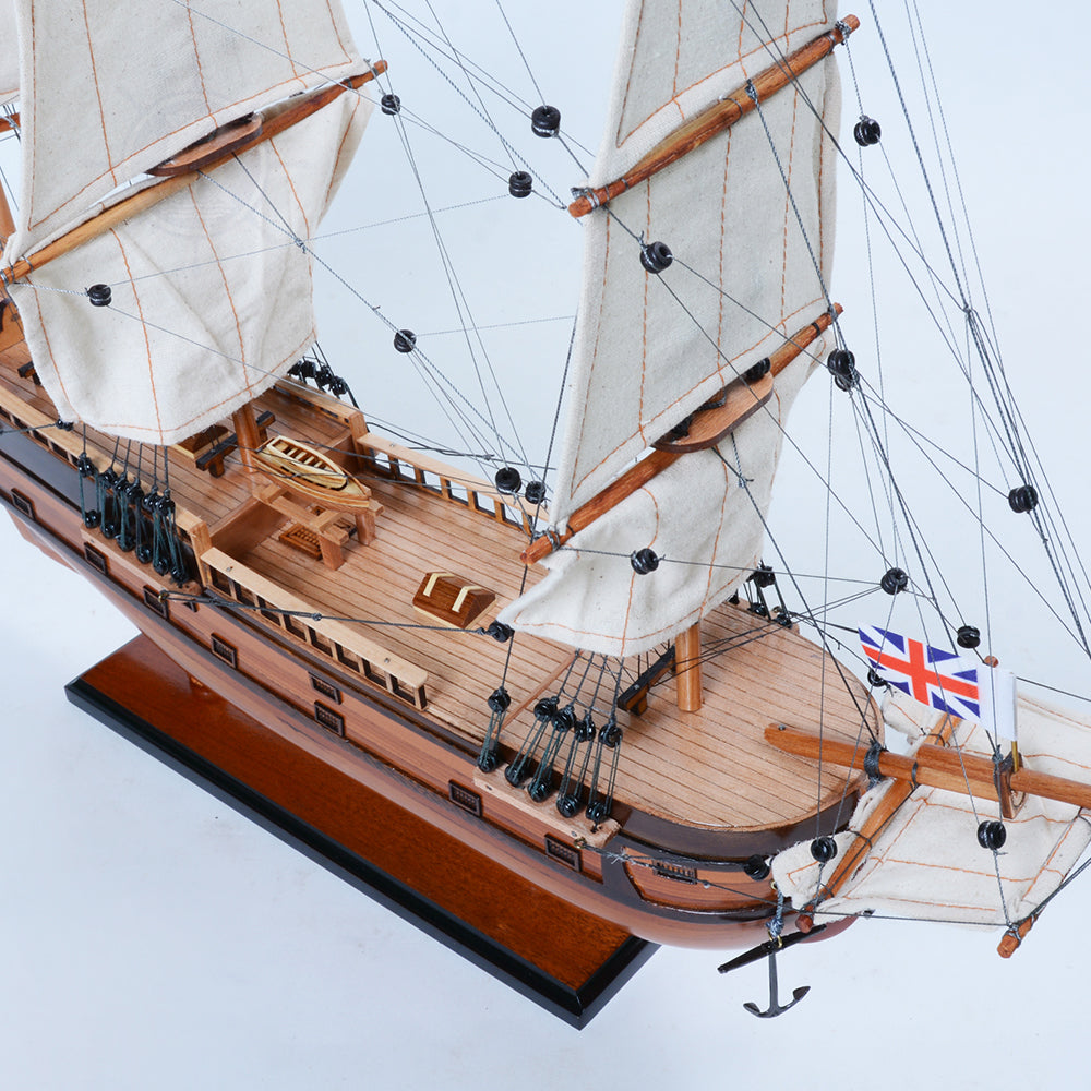 HMS ENDEAVOUR MODEL SHIP SMALL | High-quality | Fully Assembled Wooden Ship Models For Wholesale