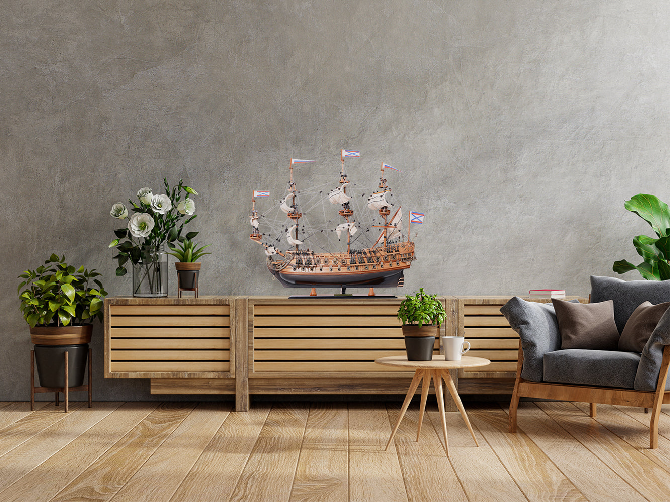 GOTO PREDESTINATION L50 | Fully Assembled Wooden Ship Models For Wholesale