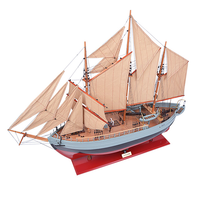 Fram Painted Admiral Line Ship Model Medium | Fully Assembled