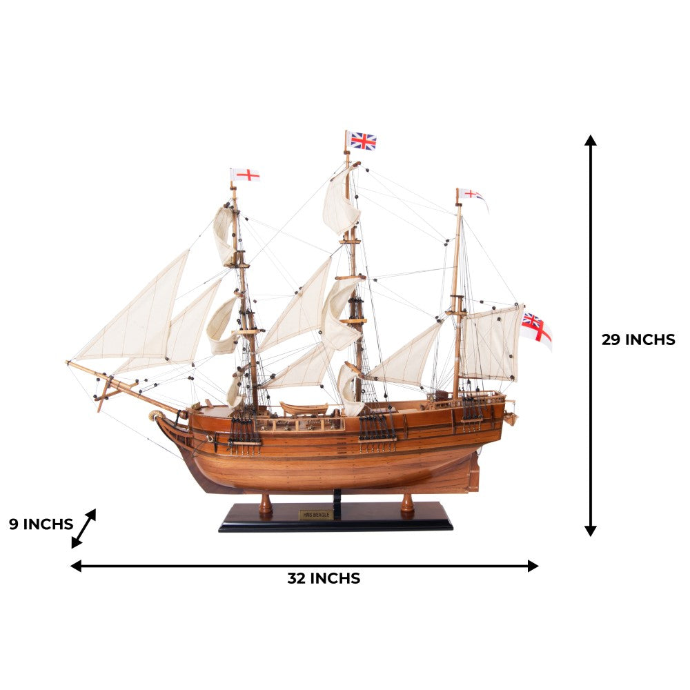 BEAGLE MODEL SHIP | High-quality | Fully Assembled Wooden Ship Models For Wholesale