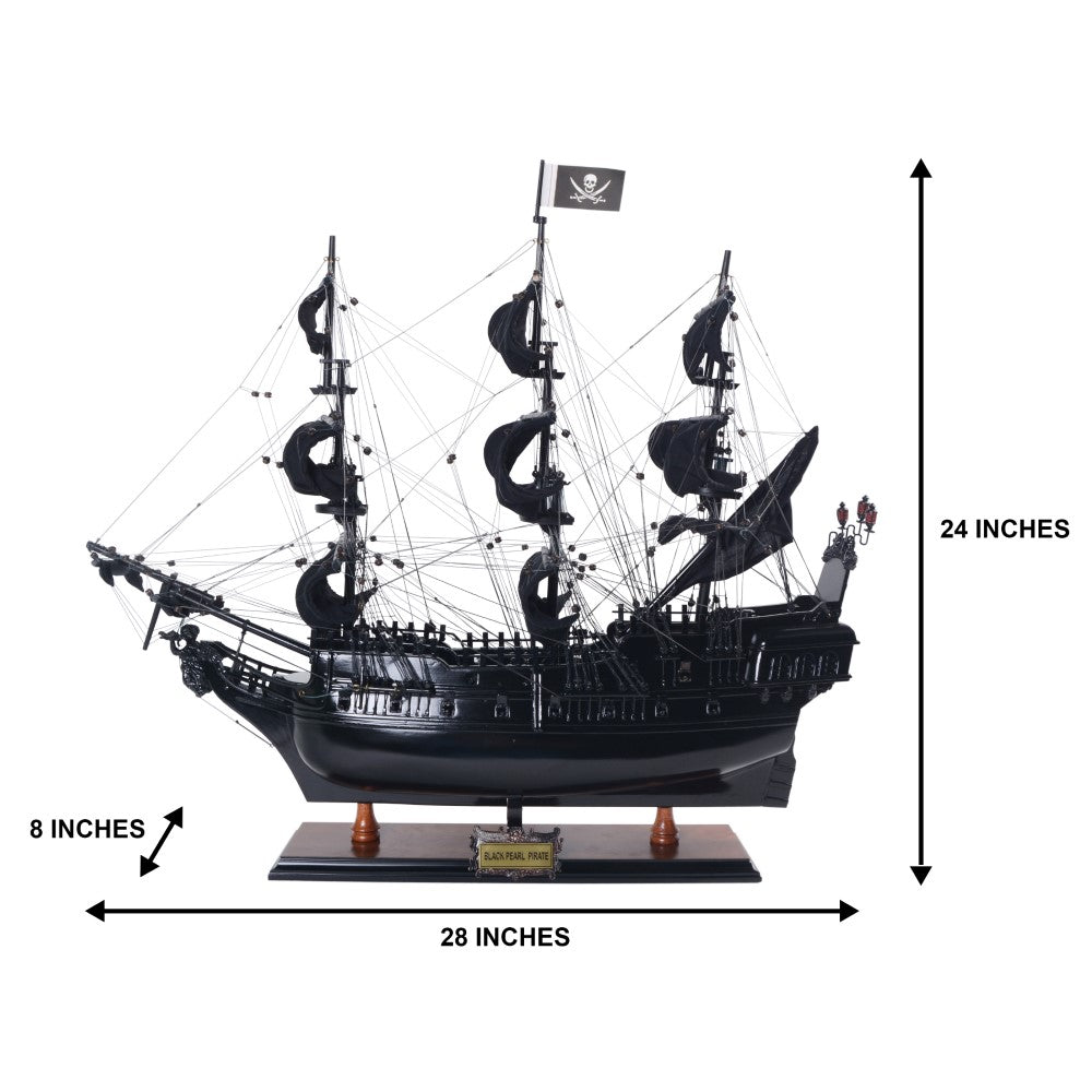 Black Pearl Pirate Ship Medium | 28 inches long