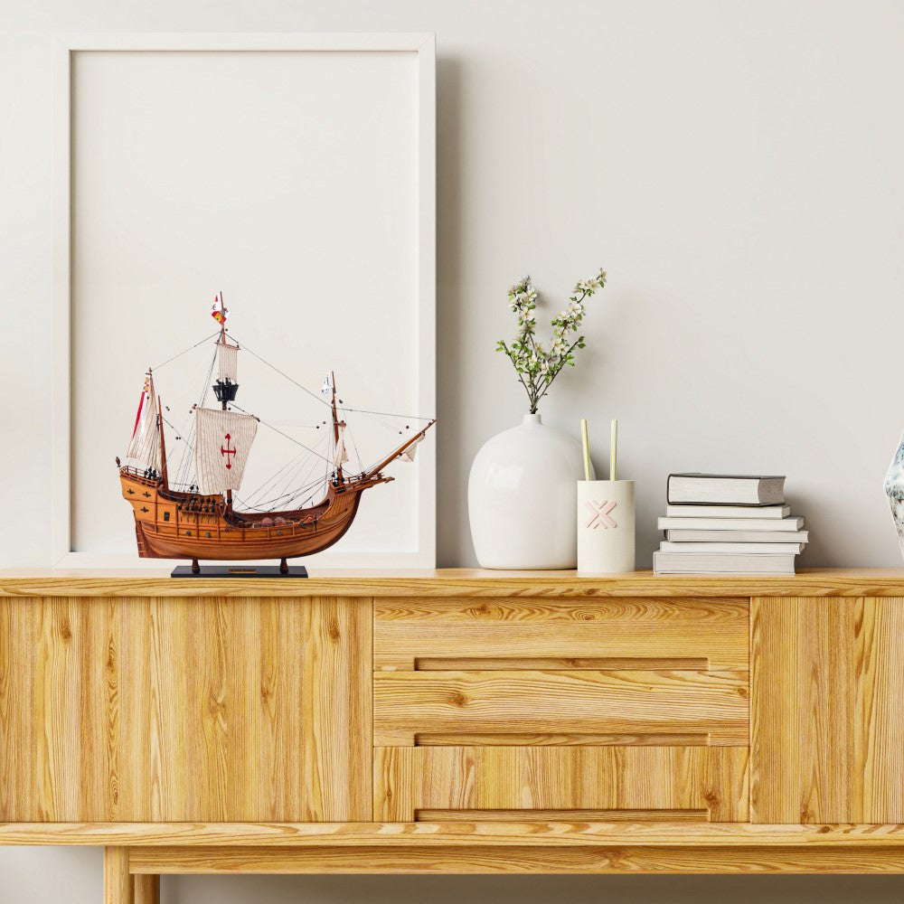 SANTA MARIA COLUMBUS MODEL SHIP | High-quality | Fully Assembled Wooden Ship Models For Wholesale