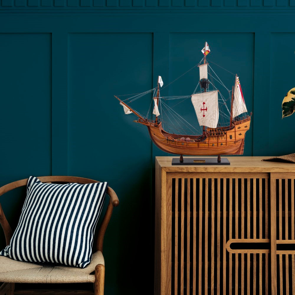 SANTA MARIA COLUMBUS MODEL SHIP | High-quality | Fully Assembled Wooden Ship Models For Wholesale