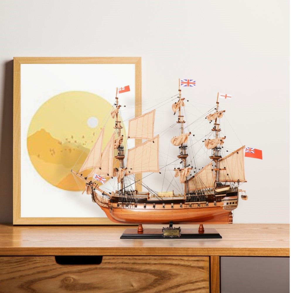 HMS SURPRISE MODEL SHIP L60 | High-quality | Fully Assembled Wooden Ship Models For Wholesale