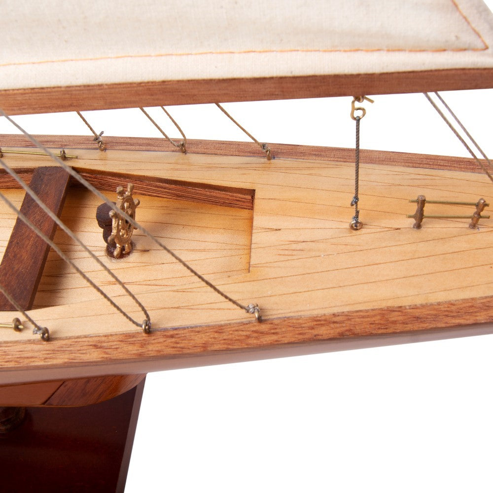 COLUMBIA Model Yacht Medium Fully Assembled Wooden Ship Model For Wholesalec