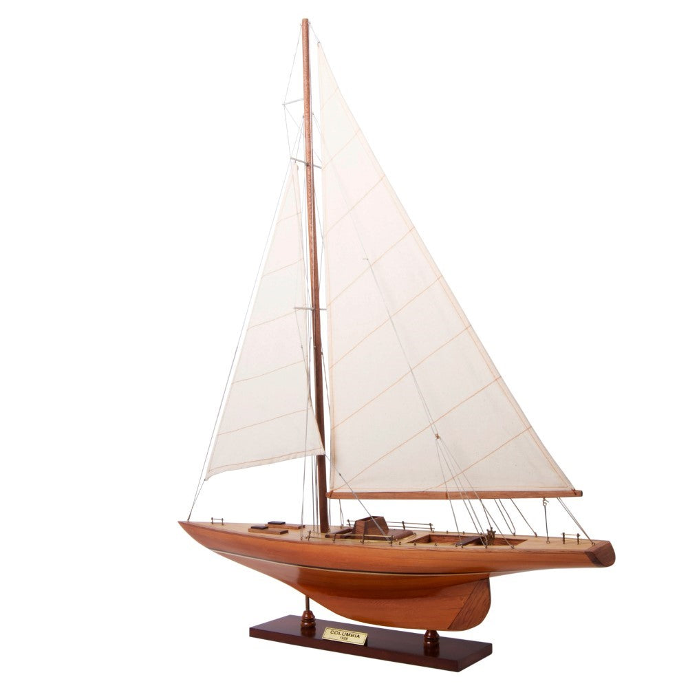 COLUMBIA Model Yacht Medium Fully Assembled Wooden Ship Model For Wholesalec