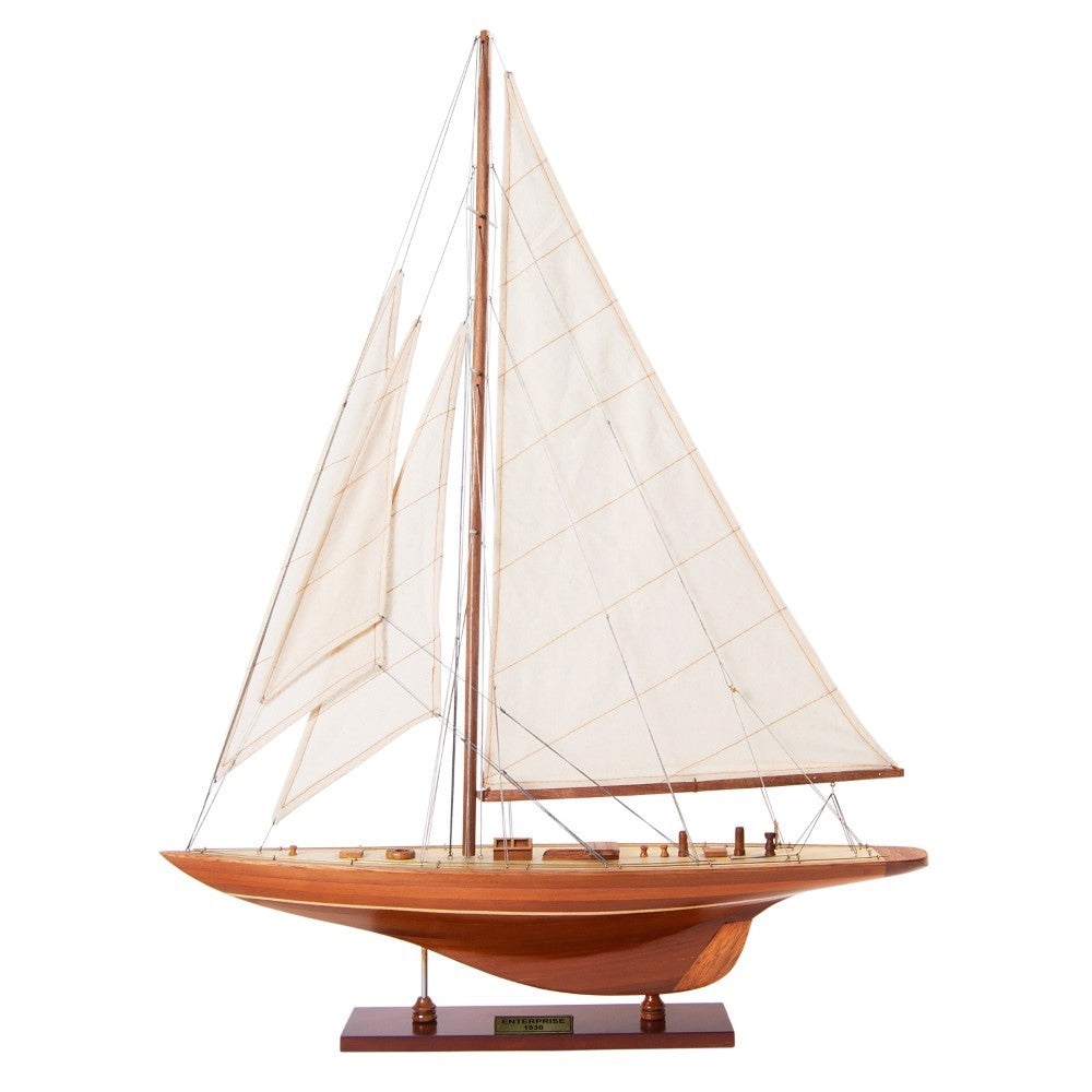ENTERPRISES Model Yacht Medium | Fully Assembled Wooden Ship Model For Wholesale