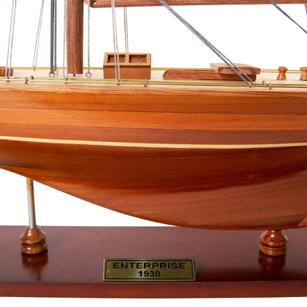 ENTERPRISES Model Yacht Medium | Fully Assembled Wooden Ship Model For Wholesale