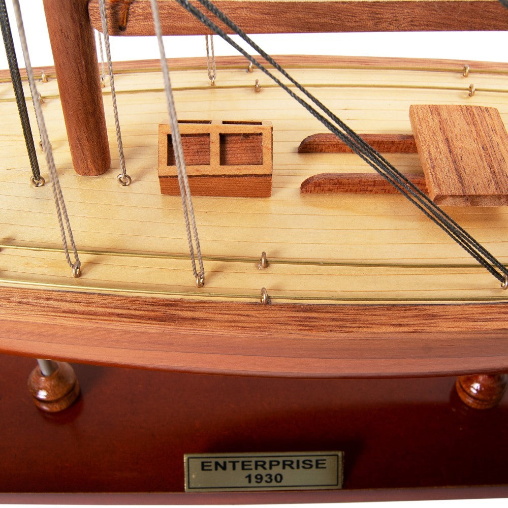 ENTERPRISES Model Yacht Medium | Fully Assembled Wooden Ship Model For Wholesale