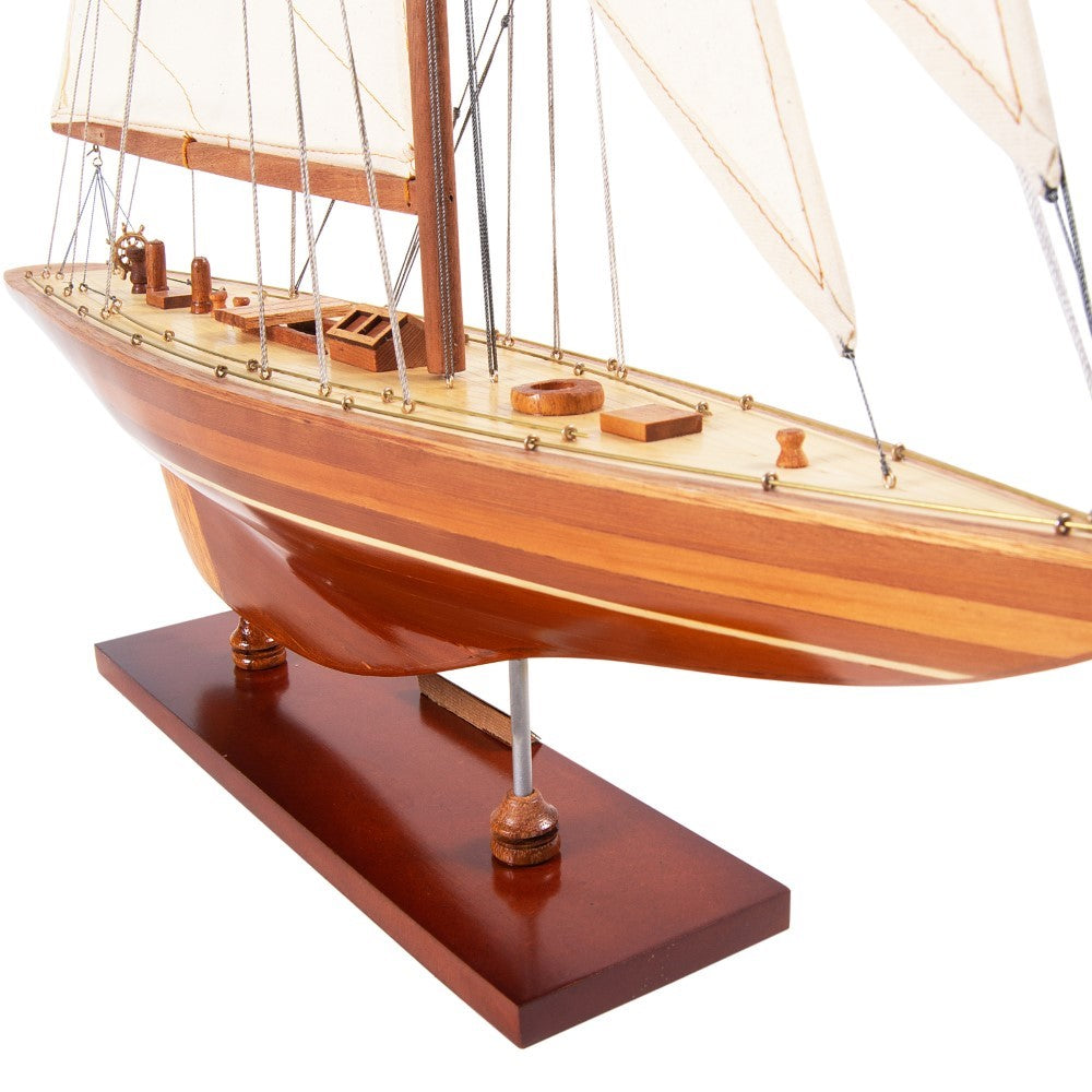 ENTERPRISES Model Yacht Medium | Fully Assembled Wooden Ship Model For Wholesale