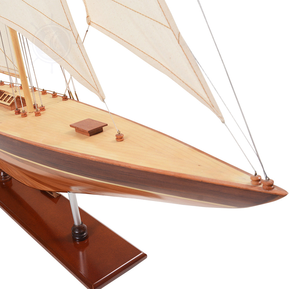 SHAMROCK YACHT L Model Yacht | Fully Assembled Wooden Ship Model For Wholesale