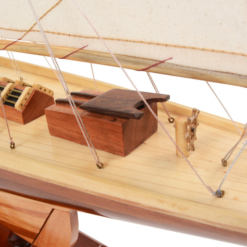 SHAMROCK Model Yacht L | Fully Assembled Wooden Ship Model For Wholesale