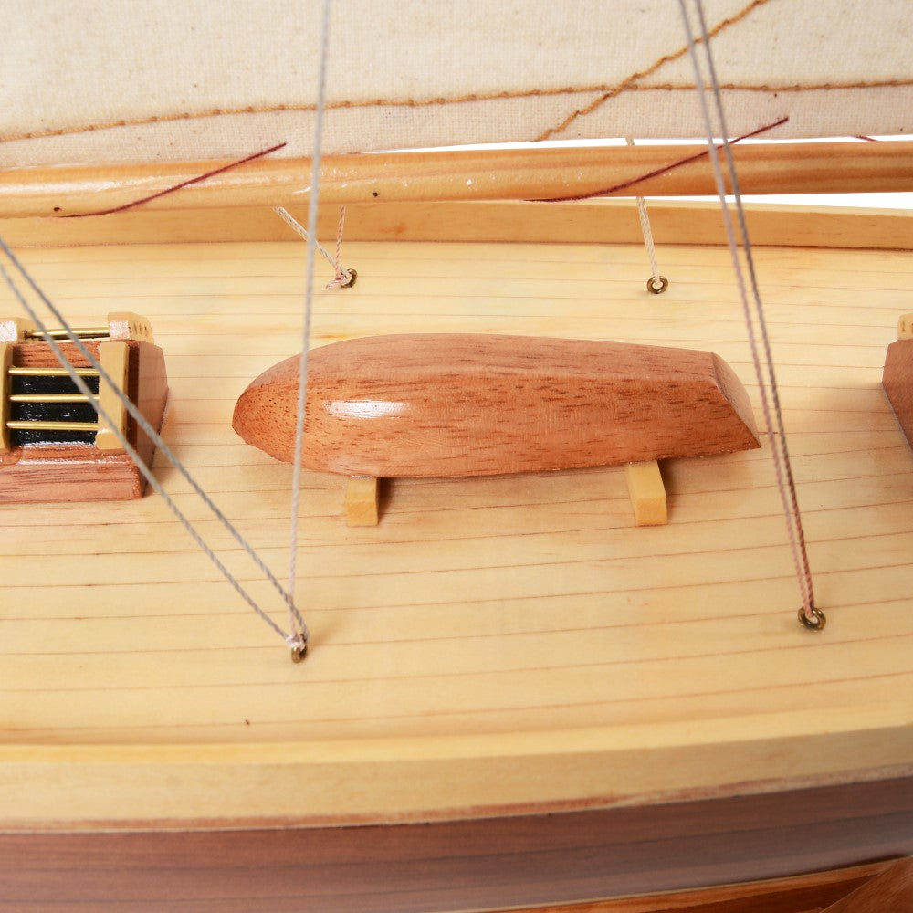 SHAMROCK Model Yacht L | Fully Assembled Wooden Ship Model For Wholesale