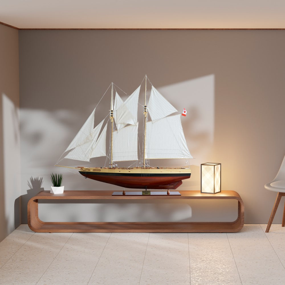 BLUENOSE II XL Model Yacht | Fully Assembled Wooden Ship Model For Wholesale