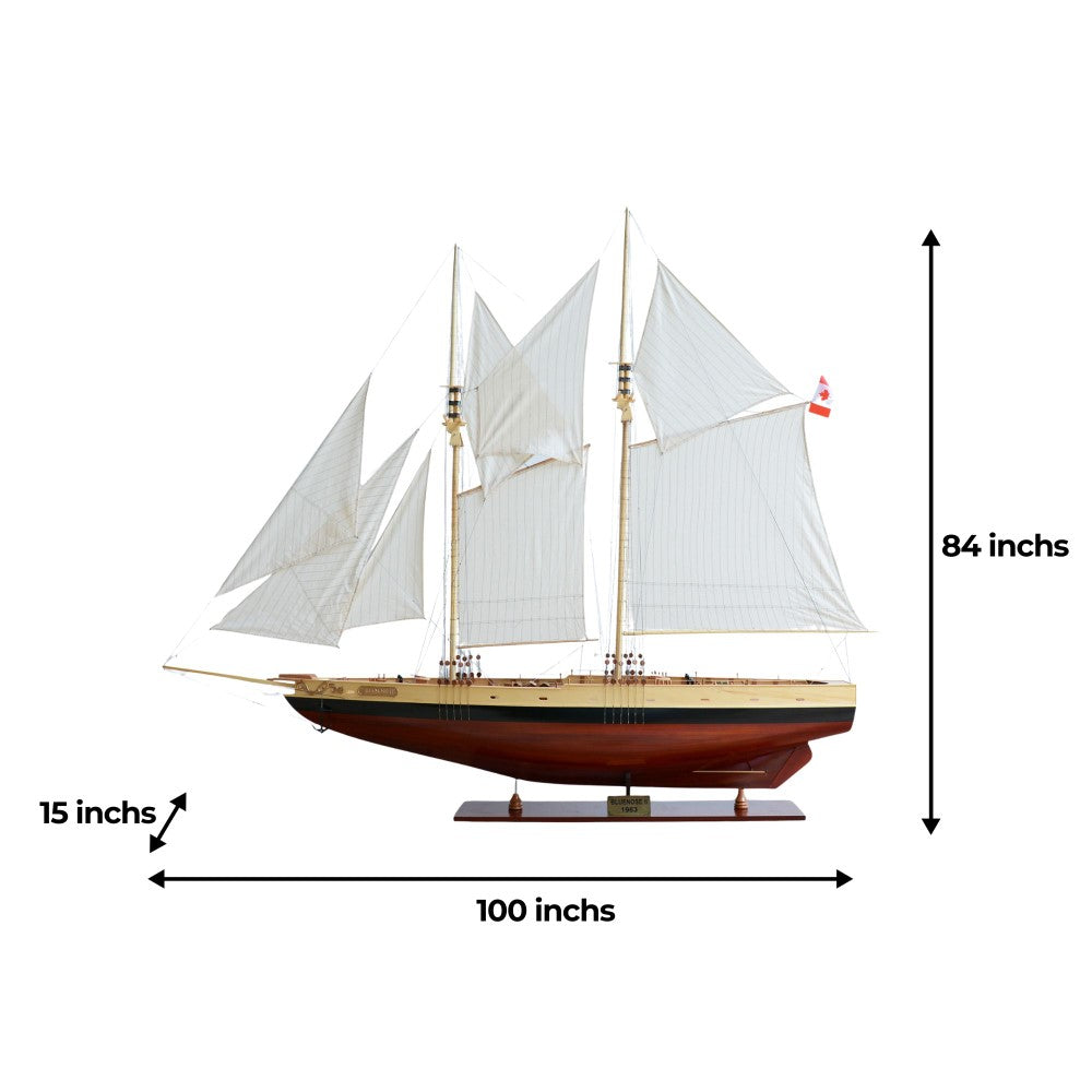 BLUENOSE II XL Model Yacht | Fully Assembled Wooden Ship Model For Wholesale