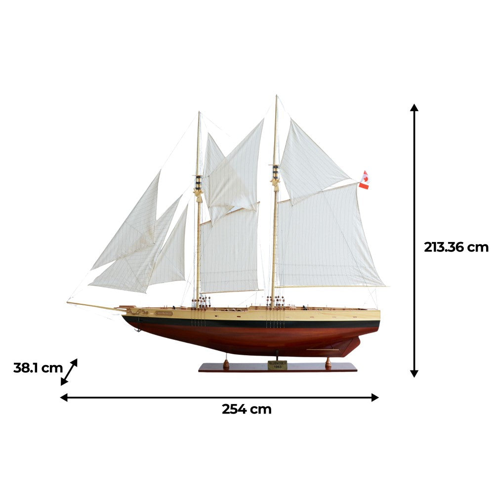 BLUENOSE II XL Model Yacht | Fully Assembled Wooden Ship Model For Wholesale
