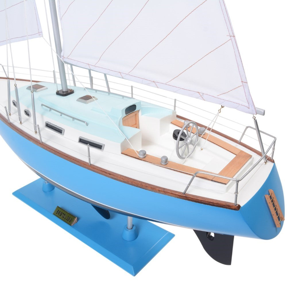 BRISTOL 35.5 Model Yacht | Partially Assembled Wooden Yacht Model For Wholesale