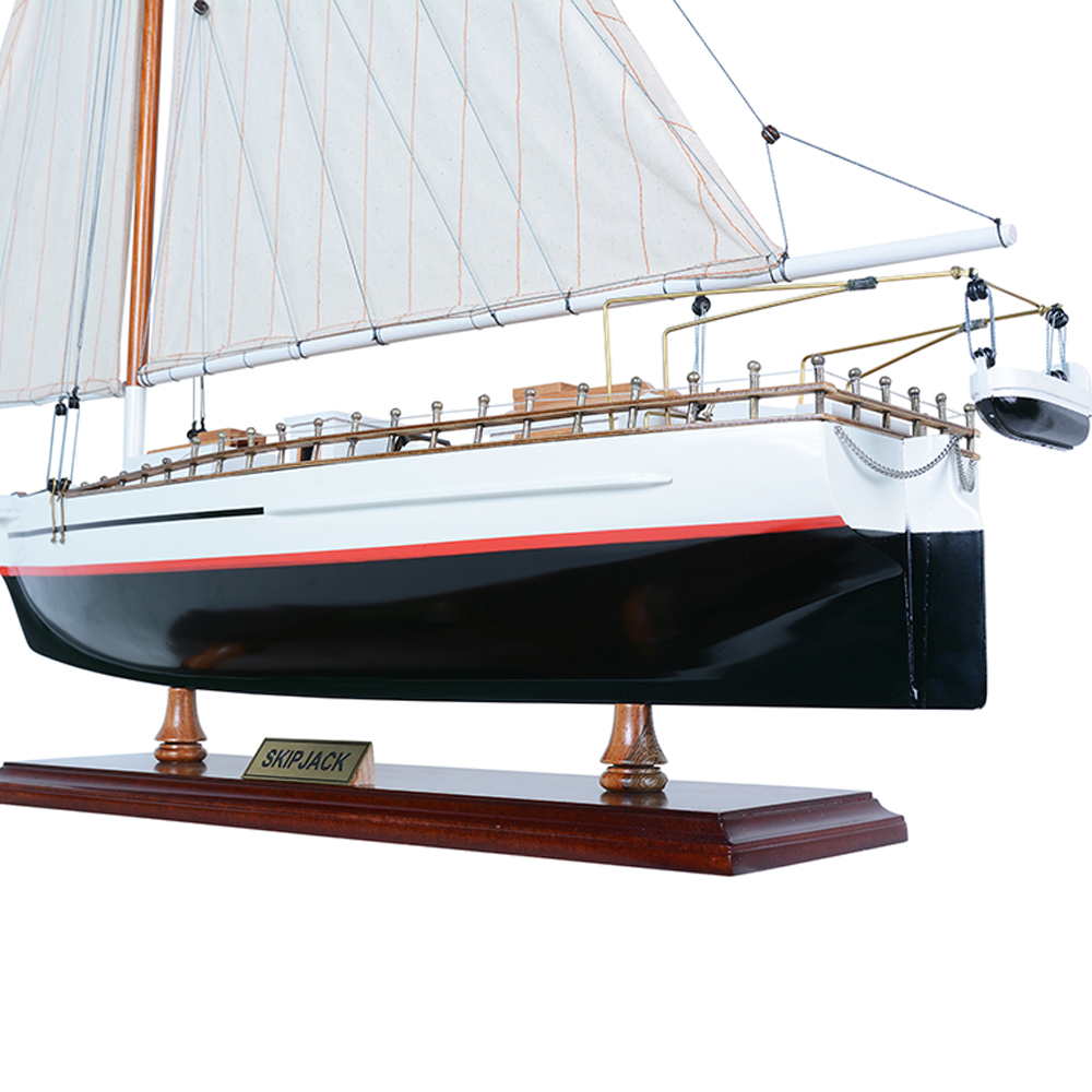 SKIPJACK PAINTED | Fully Assembled Wooden Ship Model For Wholesale