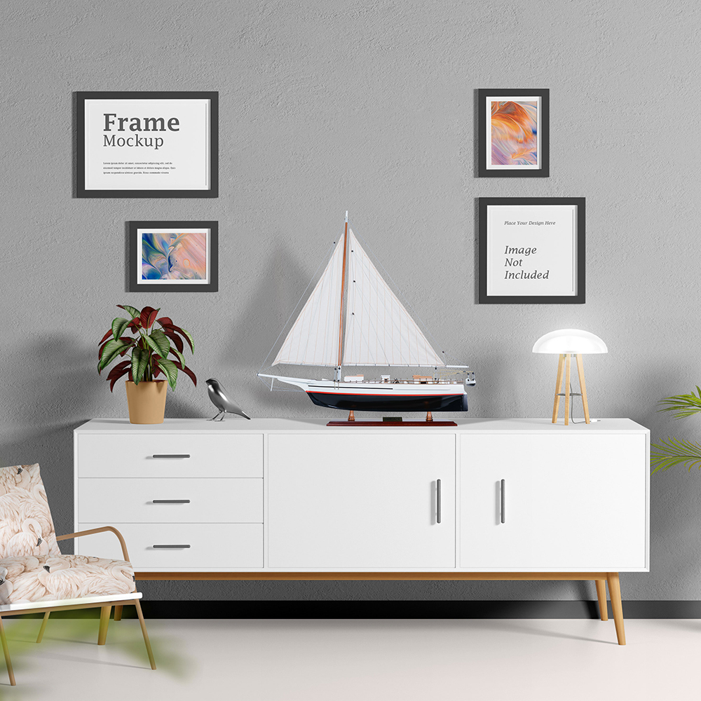 SKIPJACK PAINTED | Fully Assembled Wooden Ship Model For Wholesale