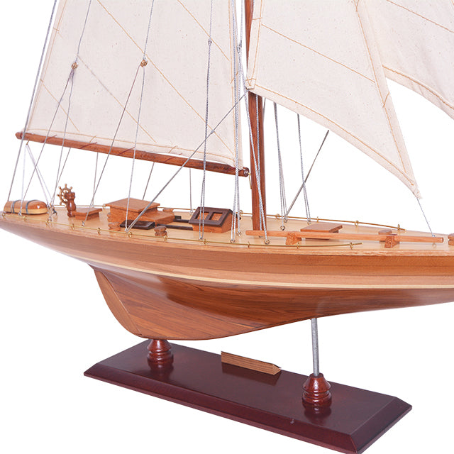 Rainbow Medium Sailboat Schooner Yacht Model 31 Inches Long