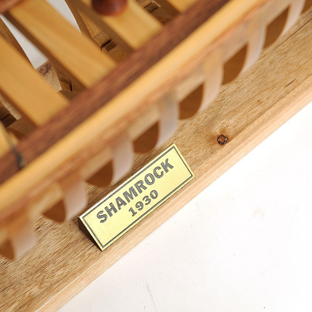 SHAMROCK (SEE THROUGH) XLARGE Model Yacht | Partially Assembled Wooden Yacht Model For Wholesale