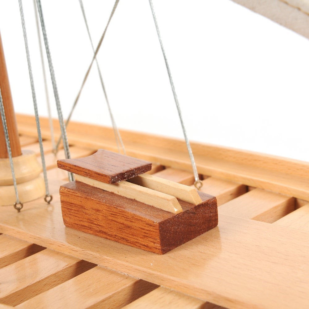 SHAMROCK (SEE THROUGH) XLARGE Model Yacht | Partially Assembled Wooden Yacht Model For Wholesale