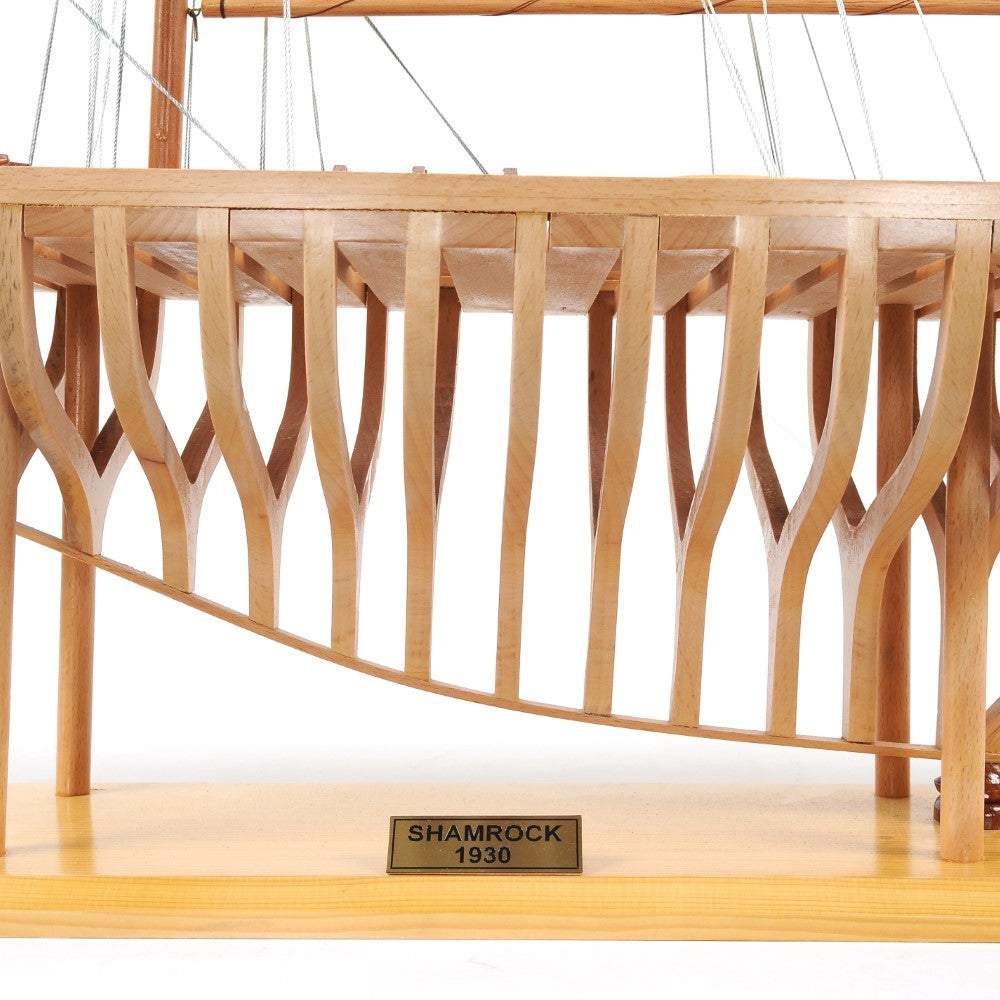 SHAMROCK (SEE THROUGH) XLARGE Model Yacht | Partially Assembled Wooden Yacht Model For Wholesale
