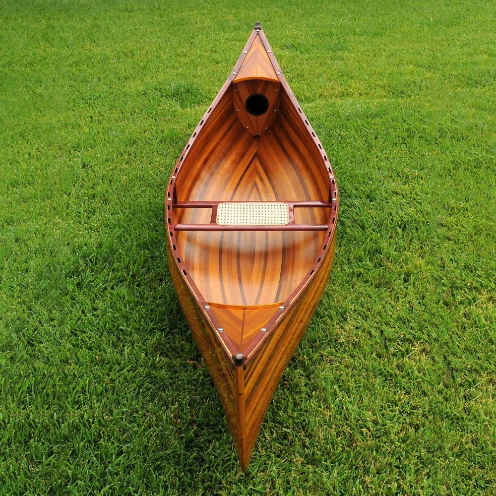 WOODEN CANOE 10 FT | Museum-quality | Fully Assembled Wooden Ship Model