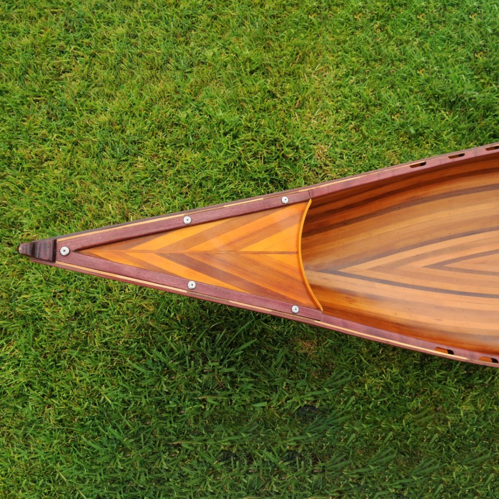 WOODEN CANOE 10 FT | Museum-quality | Fully Assembled Wooden Ship Model